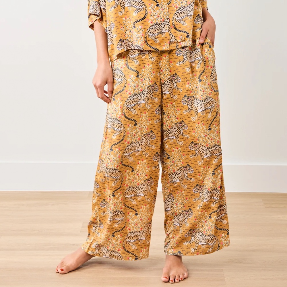 Eco Satin Wildest Dreams Pants in Bagheera Tobacco MEDIUM